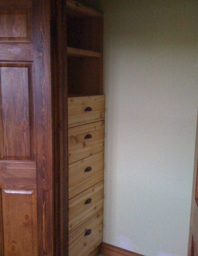 wooden  closet design