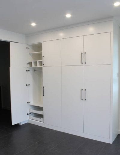 white cabinet design